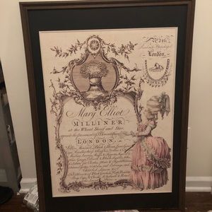 Wall hanging. Picture. Frame. Sign 40.5x29.5